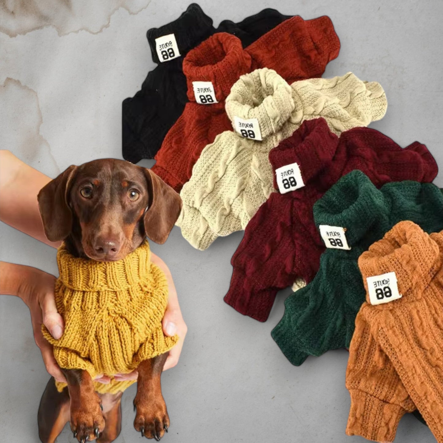 ChicPaws Knitted Sweater - Chic a Paws